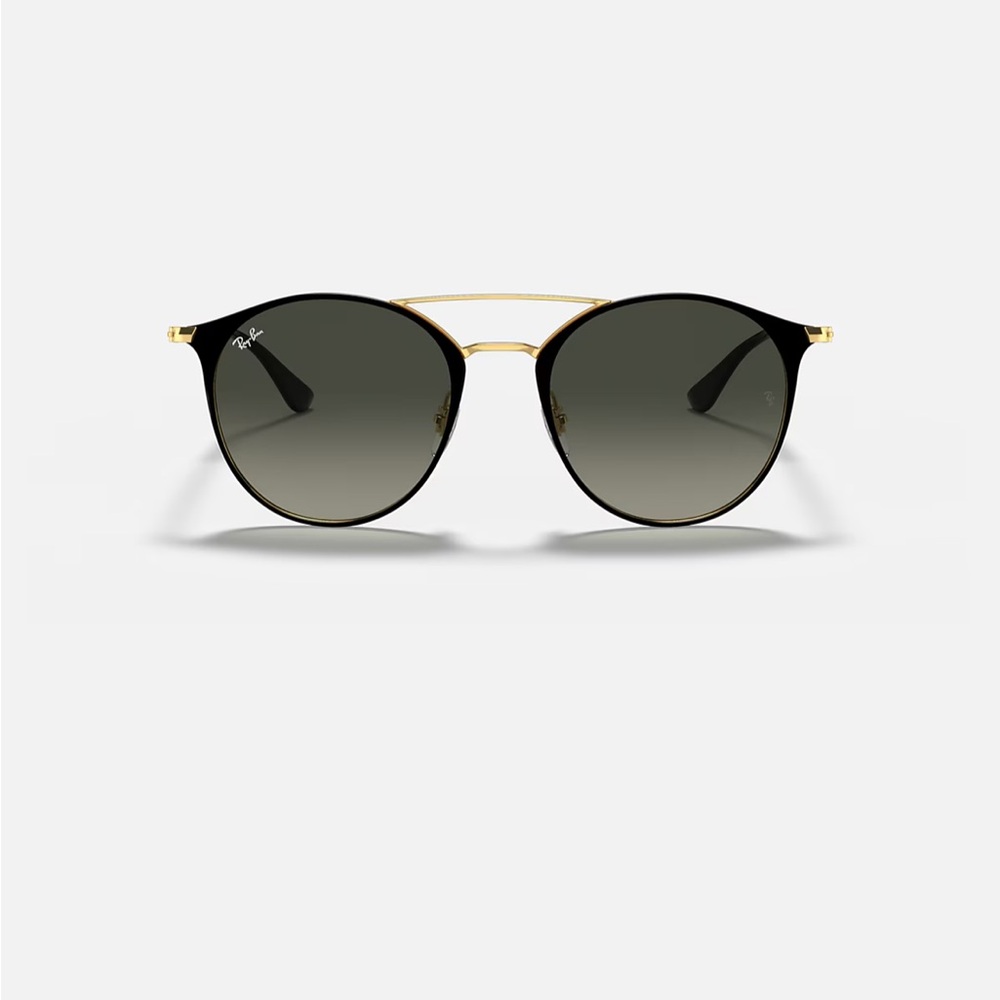 Ray-Ban Black and Gold Sunglasses